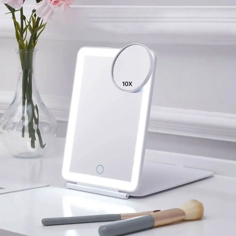 Gương trang điểm LED máy tính để bàn: Một công cụ làm đẹp đa năng!